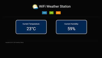WiFi Weather Station IOT App